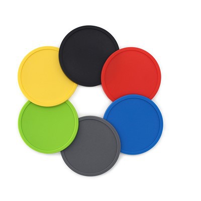 Round Silicone Coasters