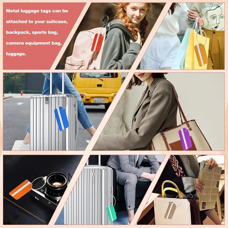 Metal Luggage Tags 10 Metal Luggage Tags 10