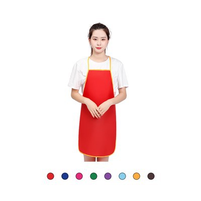 red chef apron