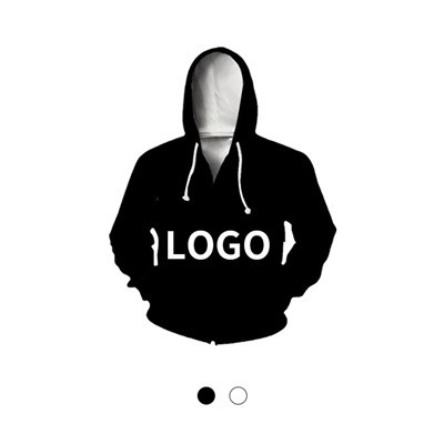 Black Mens Hoodie Zip Up